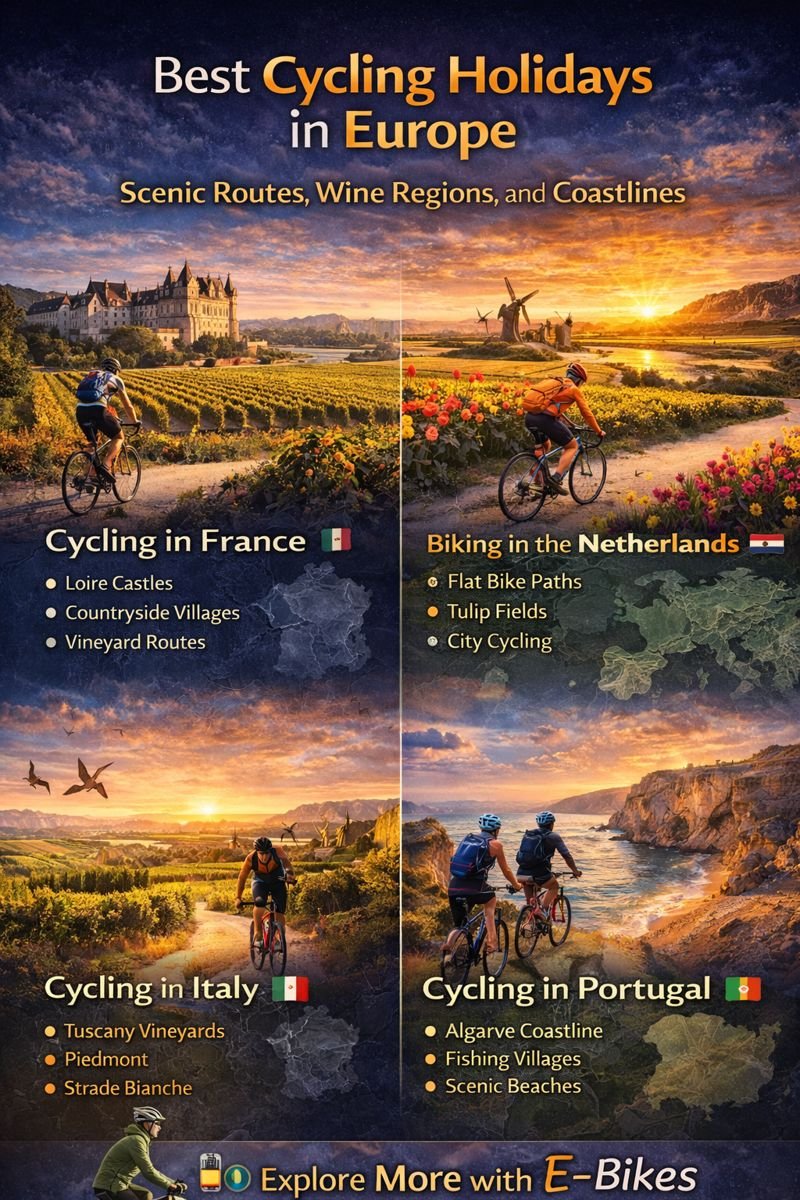 cycling holidays Europe