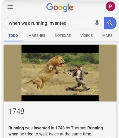 when was running invented graphic